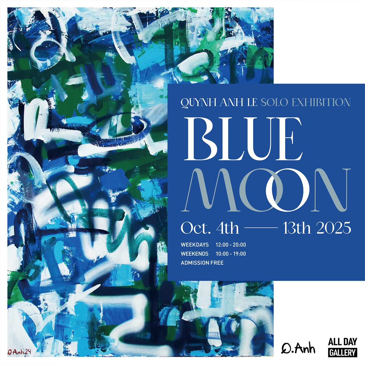 Quynh Anh Le Solo Exhibition “BLUE MOON”